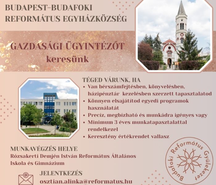 EHK álláshirdetés gazdasági ügyintéző (940 x 940 képpont) (1000 x 940 képpont) (1)